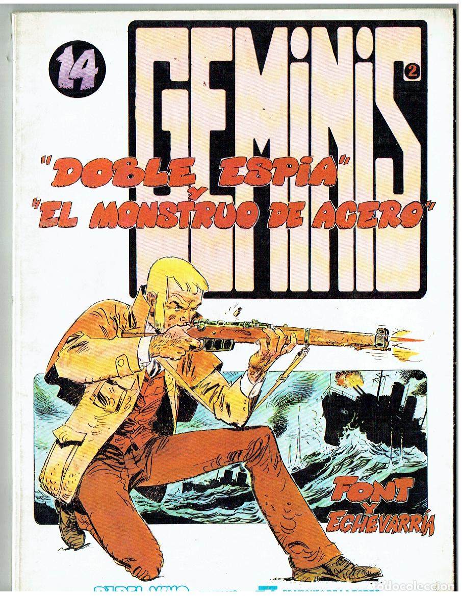 C&oacute;mics: PAPEL VIVO. N&ordm; 14. GEMINIS 2. FONT Y ECHEVARR&Iacute;A. ED DE LA TORRE. 1&ordf; EDC, 1980. (B/61. RUM)