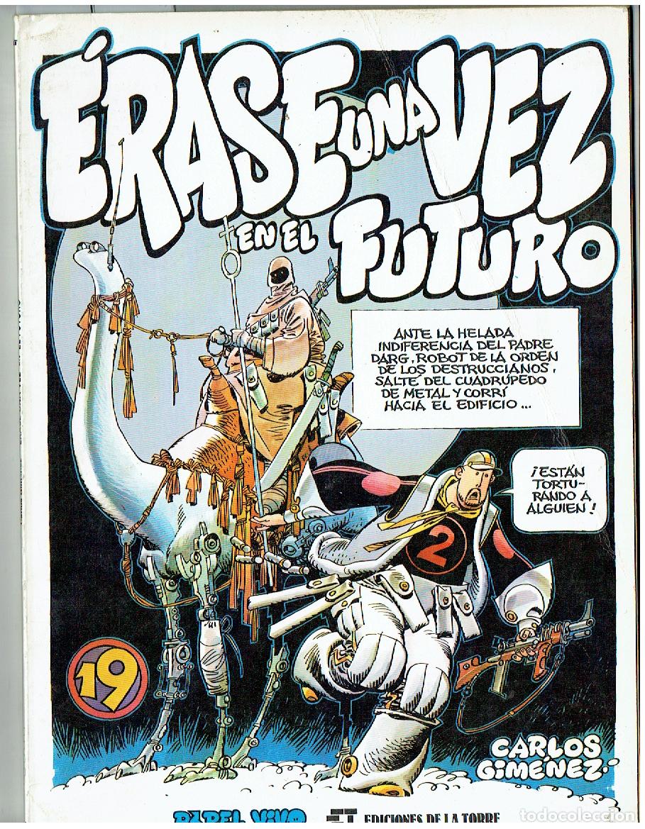 C&oacute;mics: PAPEL VIVO. N&ordm; 19. &Eacute;RASE UNA VEZ EN EL FUTURO. C. JIMENEZ. ED DE LA TORRE. 1&ordf; EDC, 1980. (B/61. RUM)