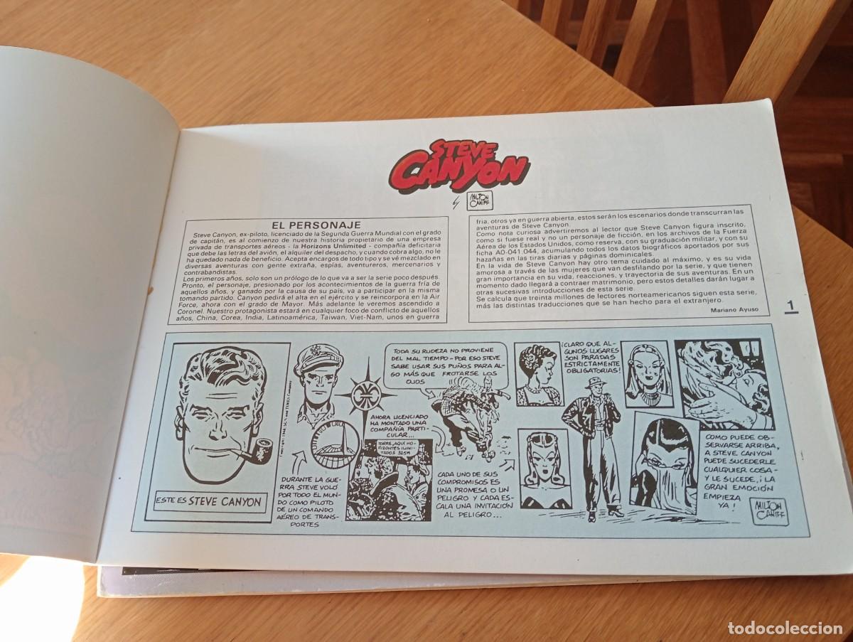 C&oacute;mics: LOTE CON DOS EJEMPLARES DE STEVE CANYON (DE 29). R&Uacute;STICA. EDICIONES ESEUVE. 1988. - Foto 4