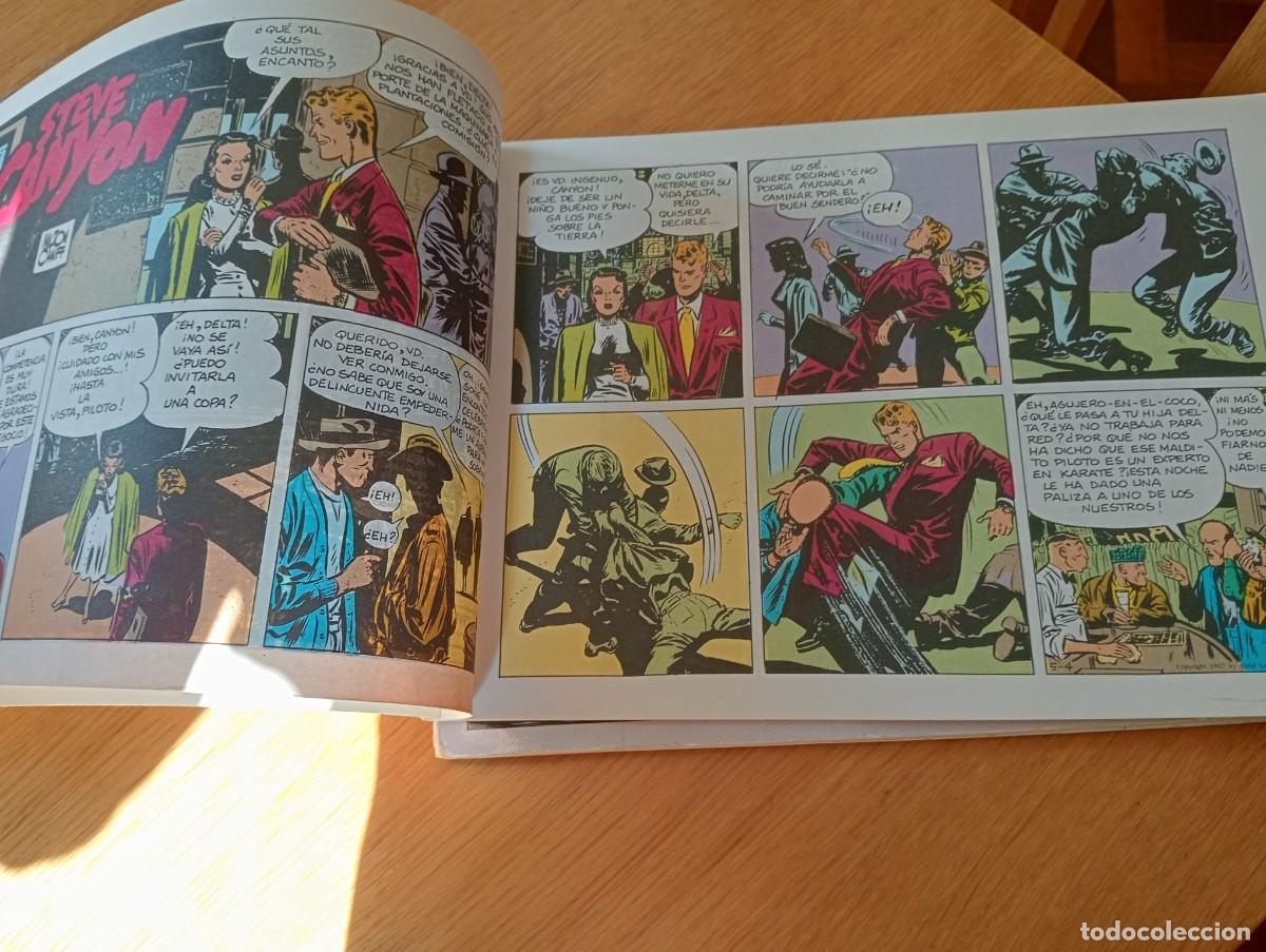 C&oacute;mics: LOTE CON DOS EJEMPLARES DE STEVE CANYON (DE 29). R&Uacute;STICA. EDICIONES ESEUVE. 1988. - Foto 5