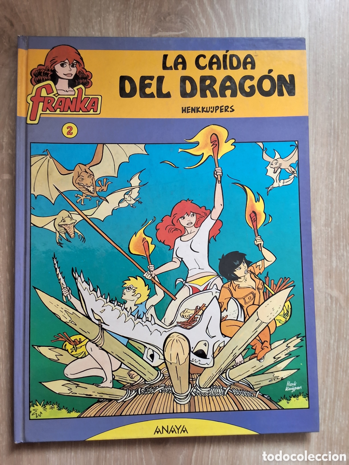 C&oacute;mics: Franka comic n&uacute;mero 2 la ca&iacute;da del drag&oacute;n a&ntilde;o 1990/10 edici&oacute;n 1&deg; edita Anaya