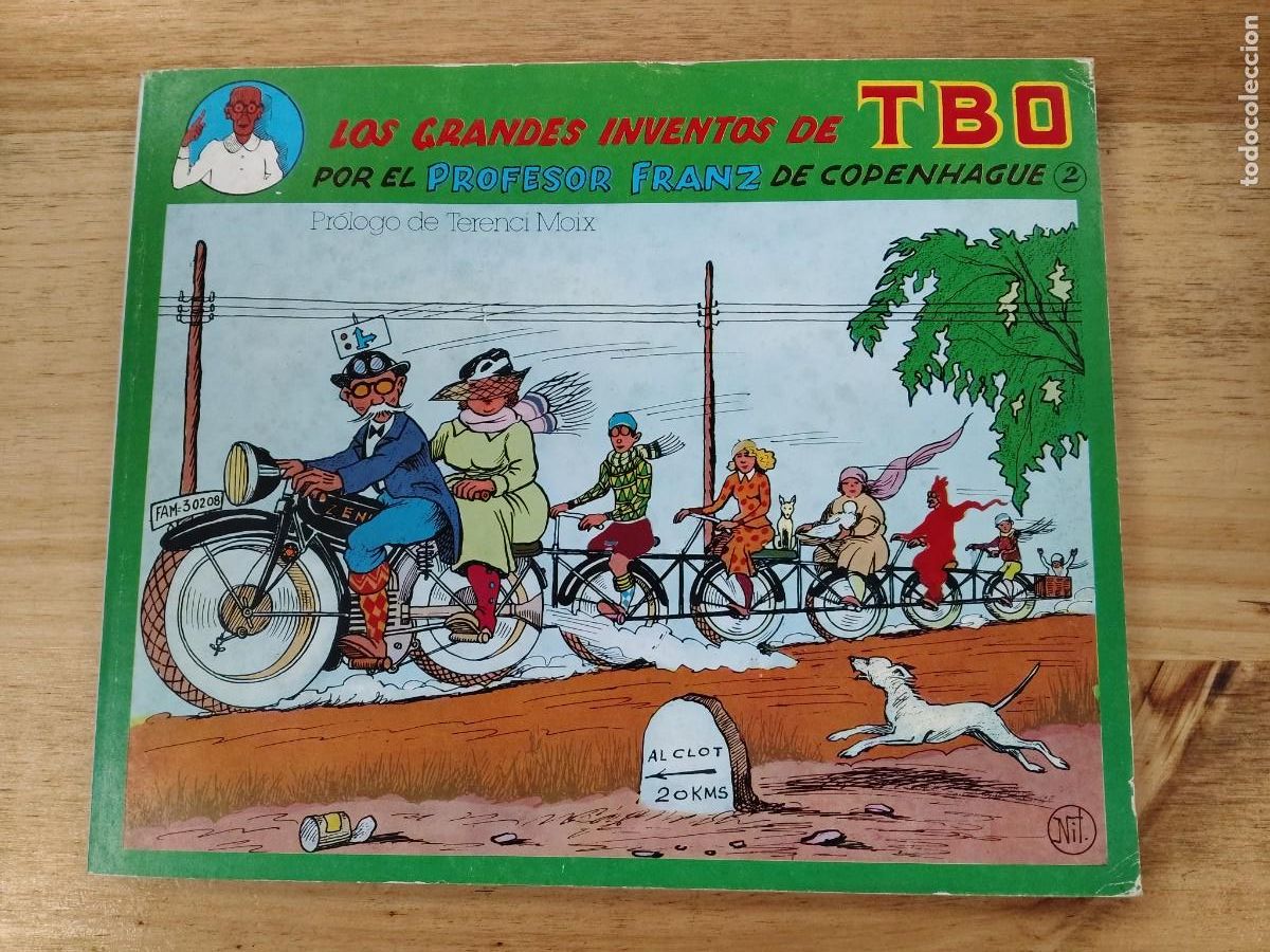 C&oacute;mics: Los grandes inventos de TBO por el profesor Franz de Copenhague - Ediciones del Cotal 1981