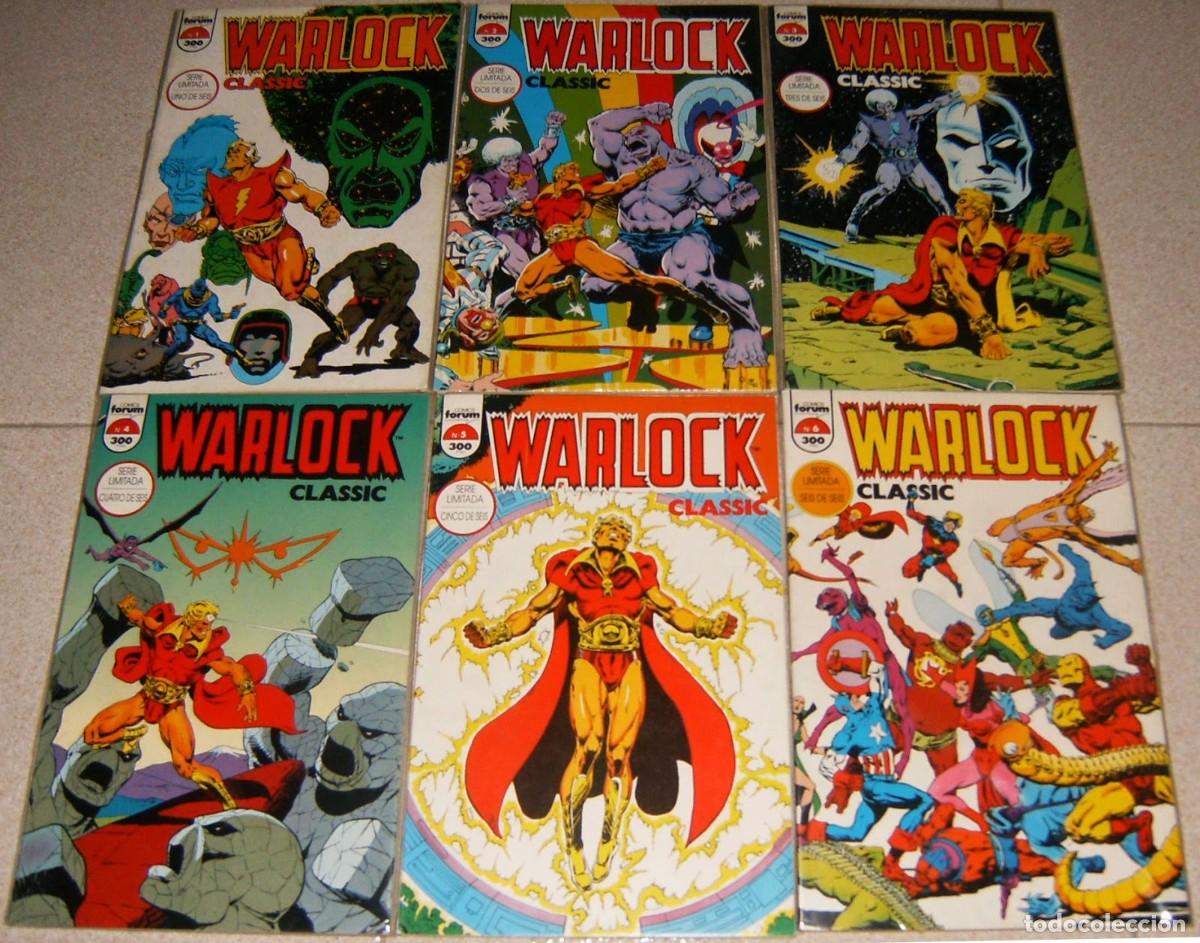C&oacute;mics: WARLOCK de JIM STARLIN . 1 2 3 4 5 6 . COMPLETA EN 6 TOMOS . FORUM
