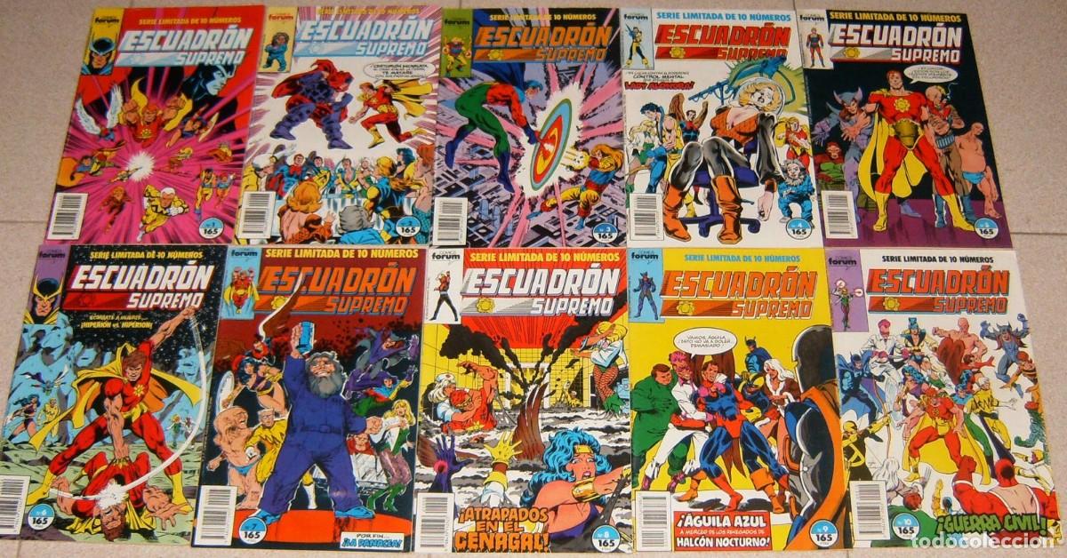 C&oacute;mics: ESCUADR&Oacute;N SUPREMO . N&ordm;s 1 2 3 4 5 6 7 8 9 10 COMPLETA EN 10 N&Uacute;MEROS . FORUM