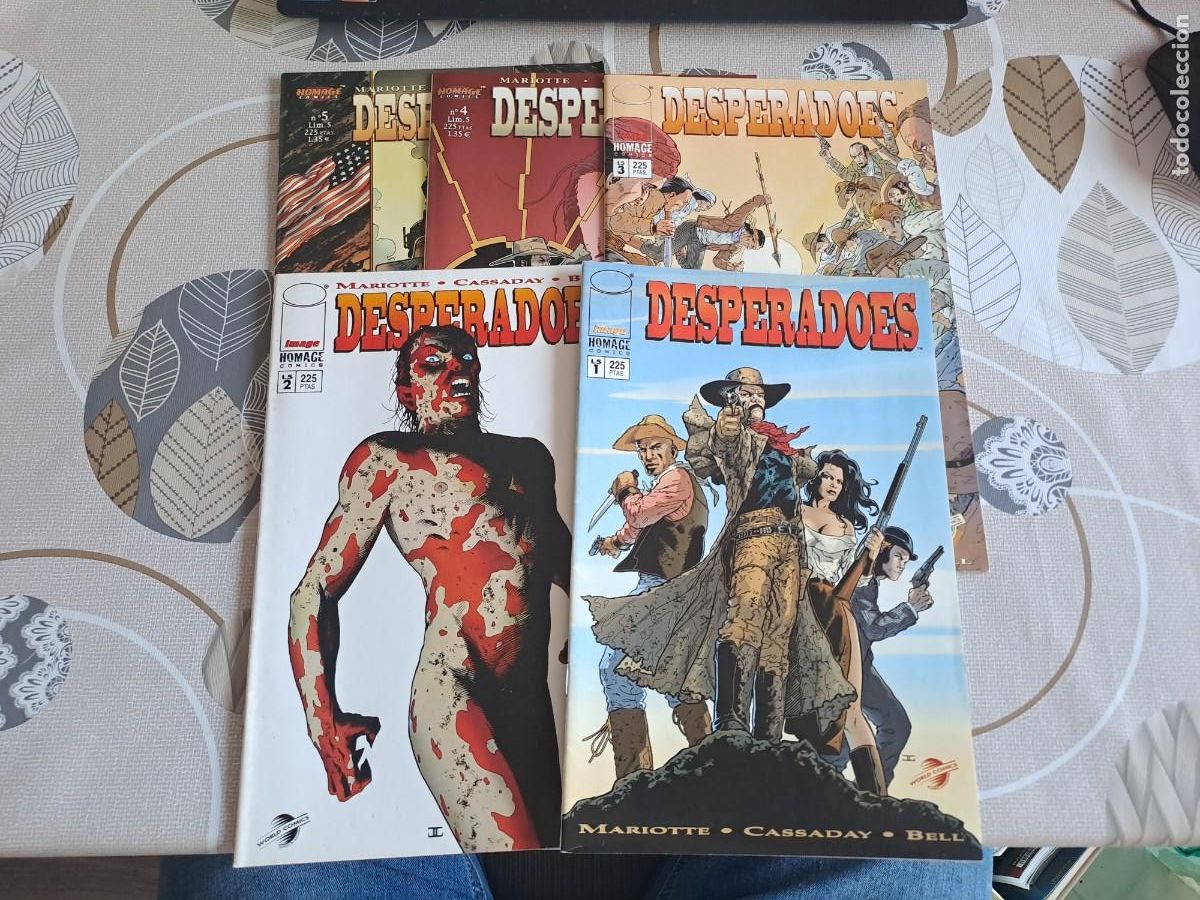 C&oacute;mics: Desperadoes completa 5 n&uacute;meros, Homage en muy buen estado Bolsa DA
