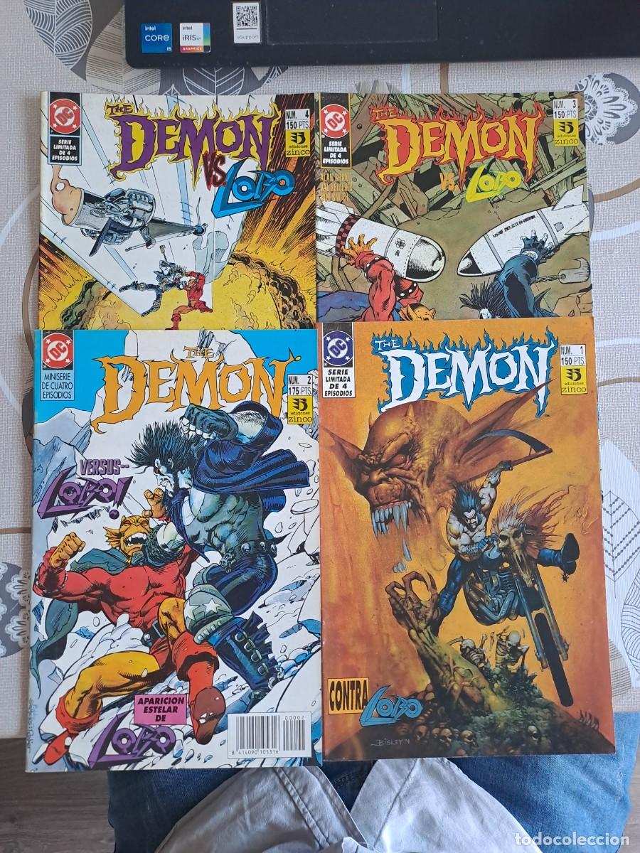 C&oacute;mics: The Demon completa 4 n&uacute;meros, Zinco en muy buen estado Bolsa DA