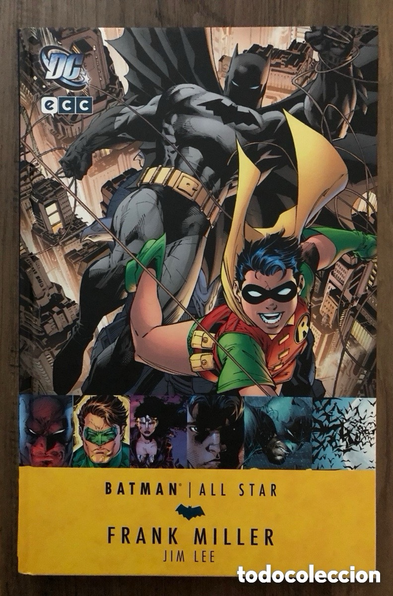 C&oacute;mics: Batman ALL STAR Grandes autores Frank Miller Jim Lee ECC.
