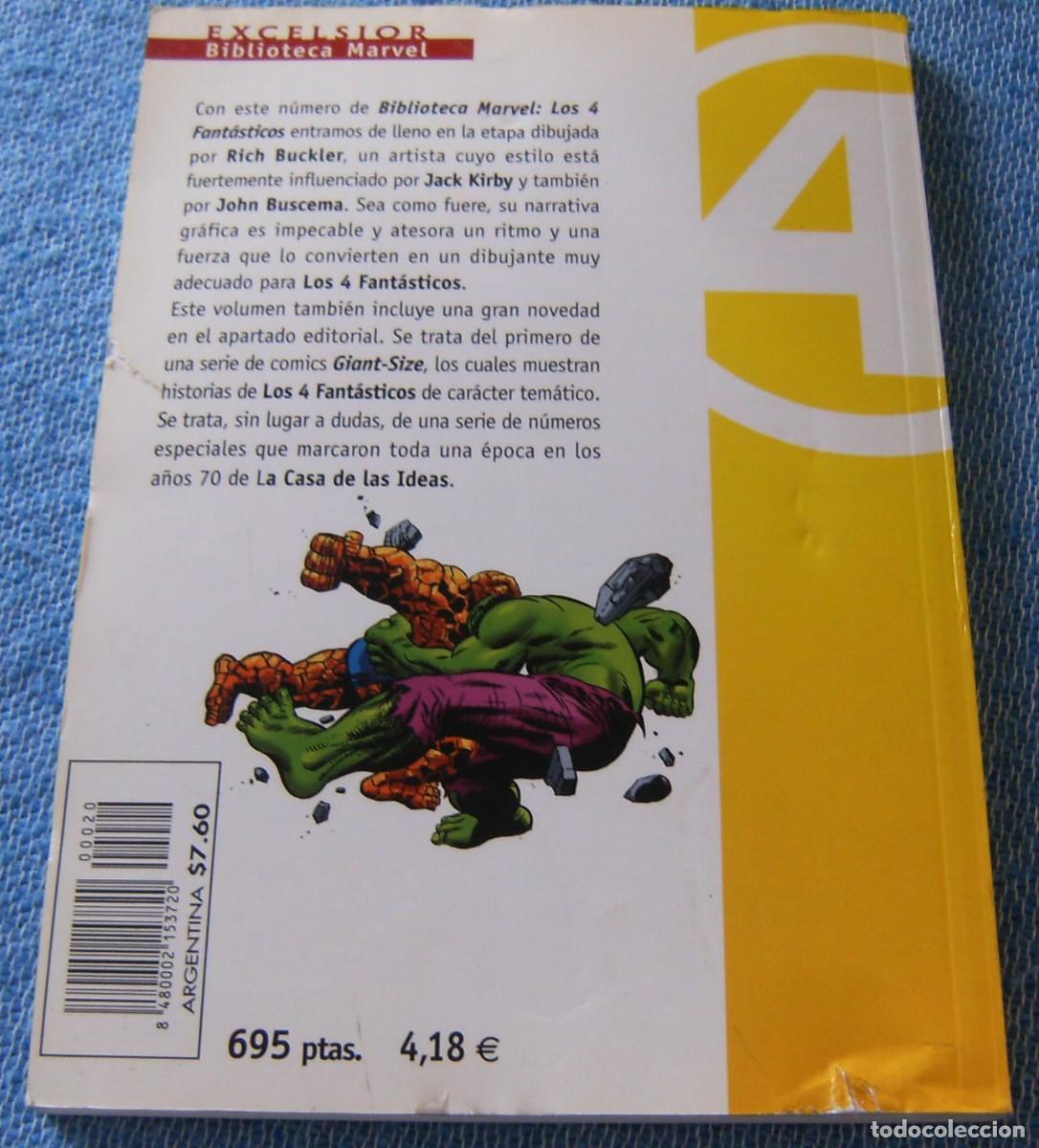 C&oacute;mics: BIBLIOTECA MARVEL . LOS 4 FANTASTICOS N&uacute;mero 20 . FORUM - Foto 2