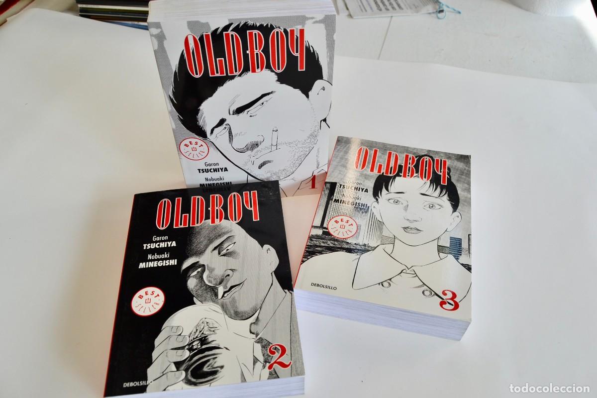 C&oacute;mics: Tsuchiya / Minegishi. &rdquo;Old Boy&rdquo; (I, II y III). Ed. Debolsillo. 2013. Muy buen estado. Manga