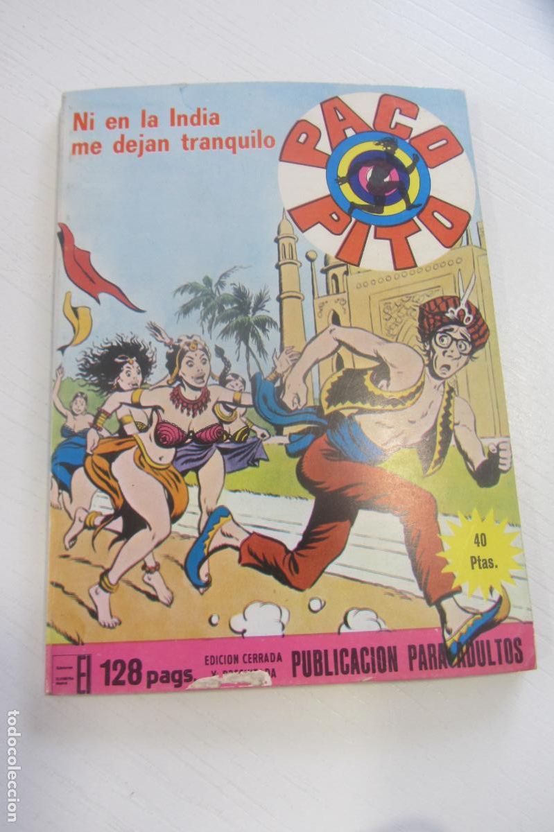C&oacute;mics: PACO PITO N&ordm; 9. NI EN LA INDIA ME DEJAN TRANQUILO. 128 PAGINAS. ED. MERCOCOMIC. 1976 asrx115