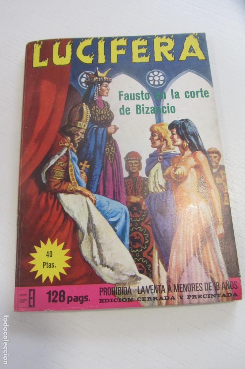C&oacute;mics: LUCIFERA . N&ordm; 10 FAUSTO EN LA CORTE DE BIZANCIO TERROR Y EROTISMO ELVIBERIA MERCOCOMIC asrx115