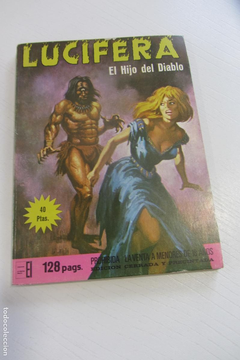 C&oacute;mics: LUCIFERA N&ordm; 3. EL HIJO DEL DIABLO. 128 PAGINAS TERROR Y EROTISMO ELVIBERIA MERCOCOMIC asrx115