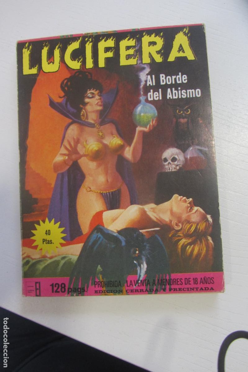 C&oacute;mics: LUCIFERA N&ordm; 2 128 PAGINAS TERROR Y EROTISMO ELVIBERIA MERCOCOMIC asrx115