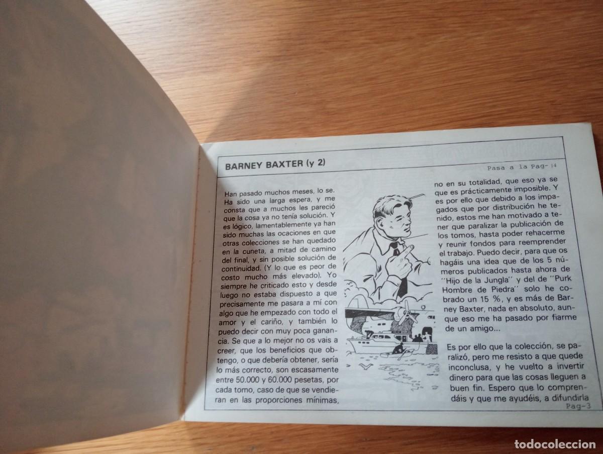 C&oacute;mics: BARNEY BAXTER, EL H&Eacute;ROE DEL ESPACIO N.&ordm; 2 (DE 2). R&Uacute;STICA. EDICIONES JLA. 1986. - Foto 5