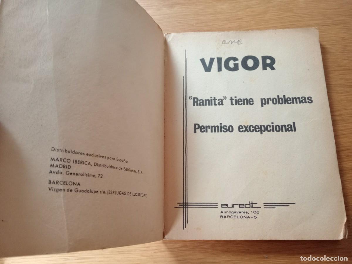 C&oacute;mics: VIGOR N.&ordm; 5 (DE 6). RANITA TIENE PROBLEMAS. TACO. EUREDIT. 1970. - Foto 5