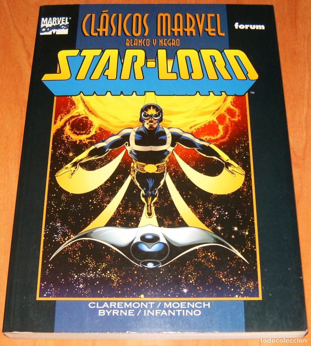 C&oacute;mics: STAR-LORD . CLASICOS MARVEL BLANCO Y NEGRO . OBRA COMPLETA EN UN TOMO . CLAREMONT BYRNE . STAR LORD