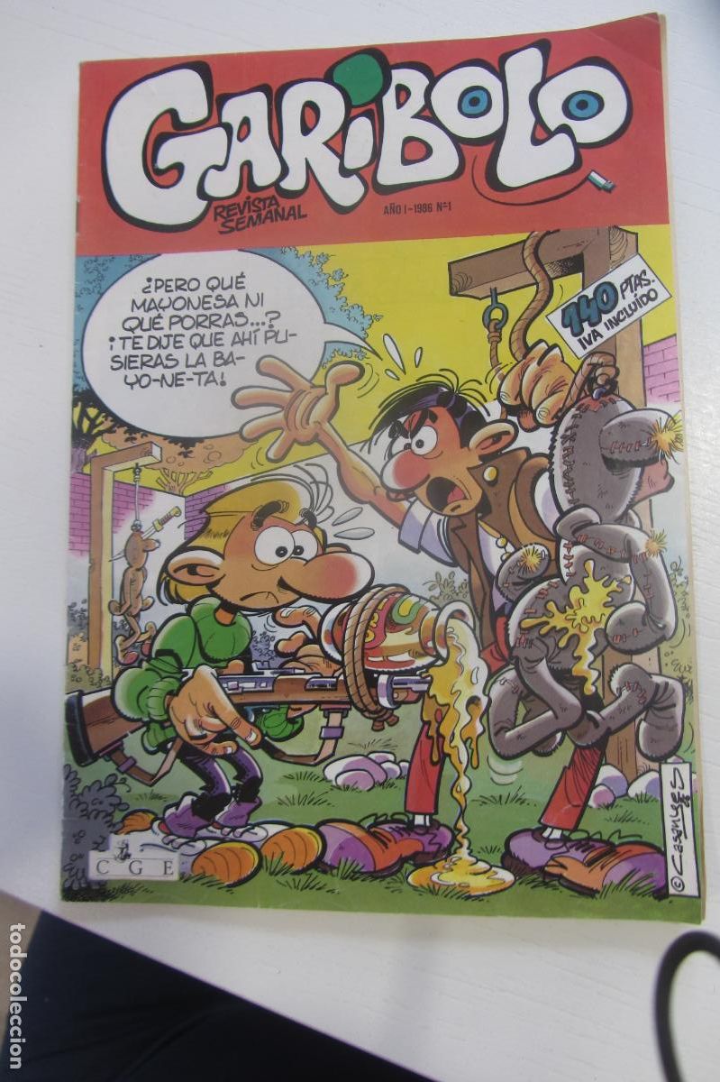 C&oacute;mics: GARIBOLO. REVISTA SEMANAL 1 (Vvaa) CGE, 1986 arx37