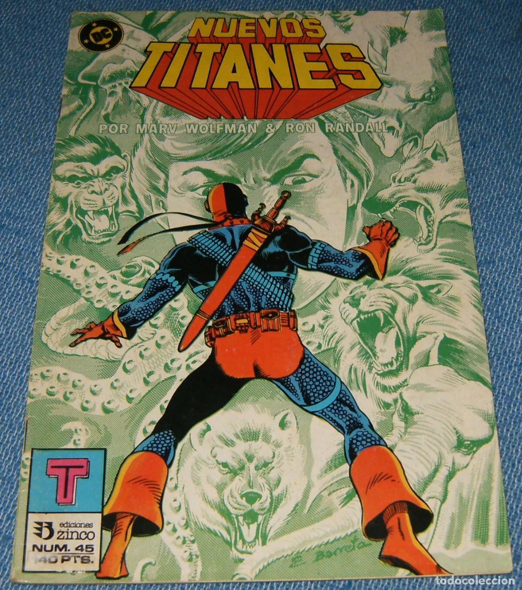 C&oacute;mics: LOS NUEVOS TITANES . N&ordm; 45 . EDICIONES ZINCO - Foto 1