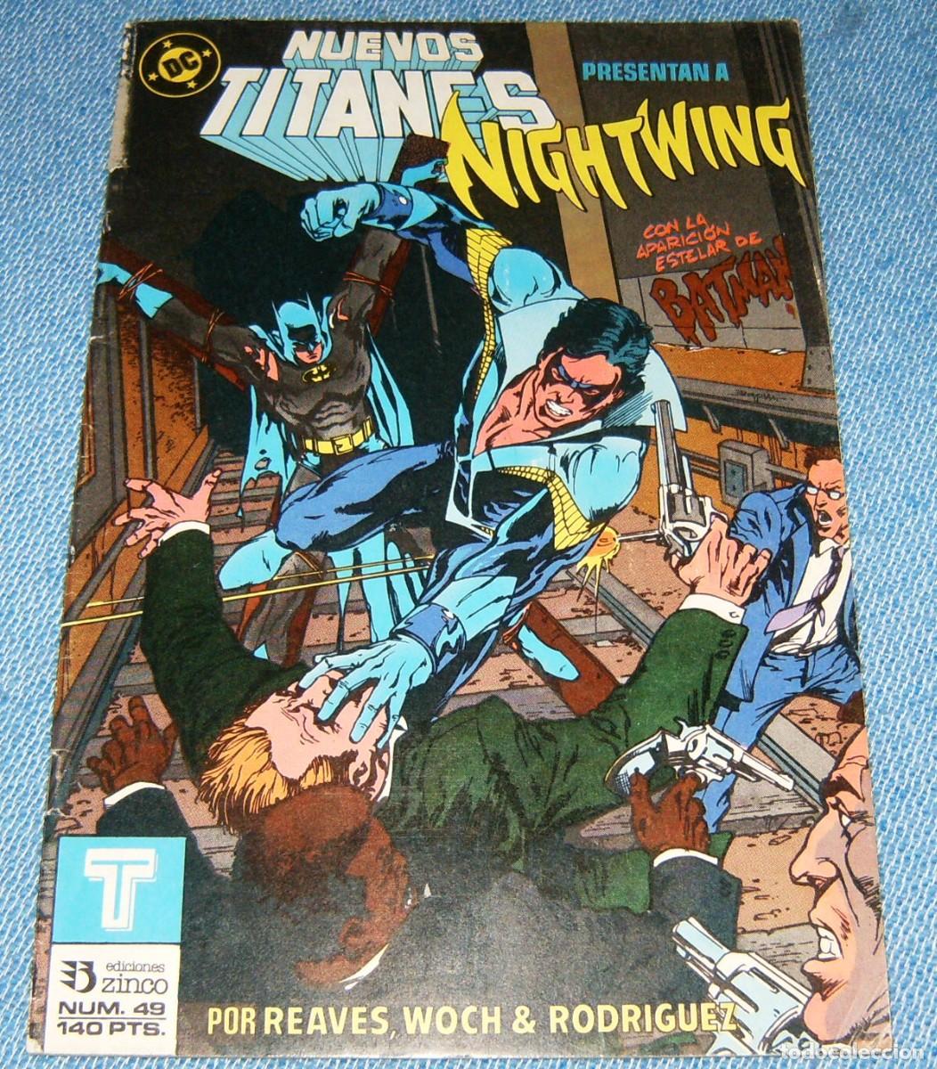 C&oacute;mics: LOS NUEVOS TITANES . N&ordm; 49 . EDICIONES ZINCO . PROCEDE DE RETAPADO - Foto 1