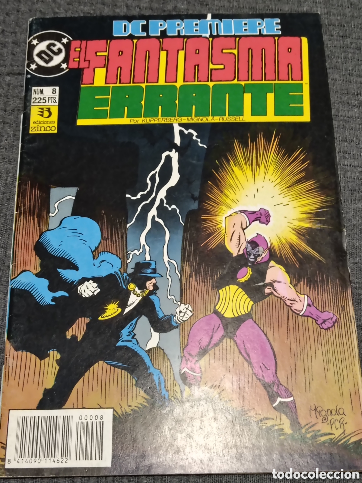 C&oacute;mics: DC Premiere n&ordm; 8: El Fantasma Errante, editado en Espa&ntilde;a por Ediciones Zinco en 1991. [1, 2]