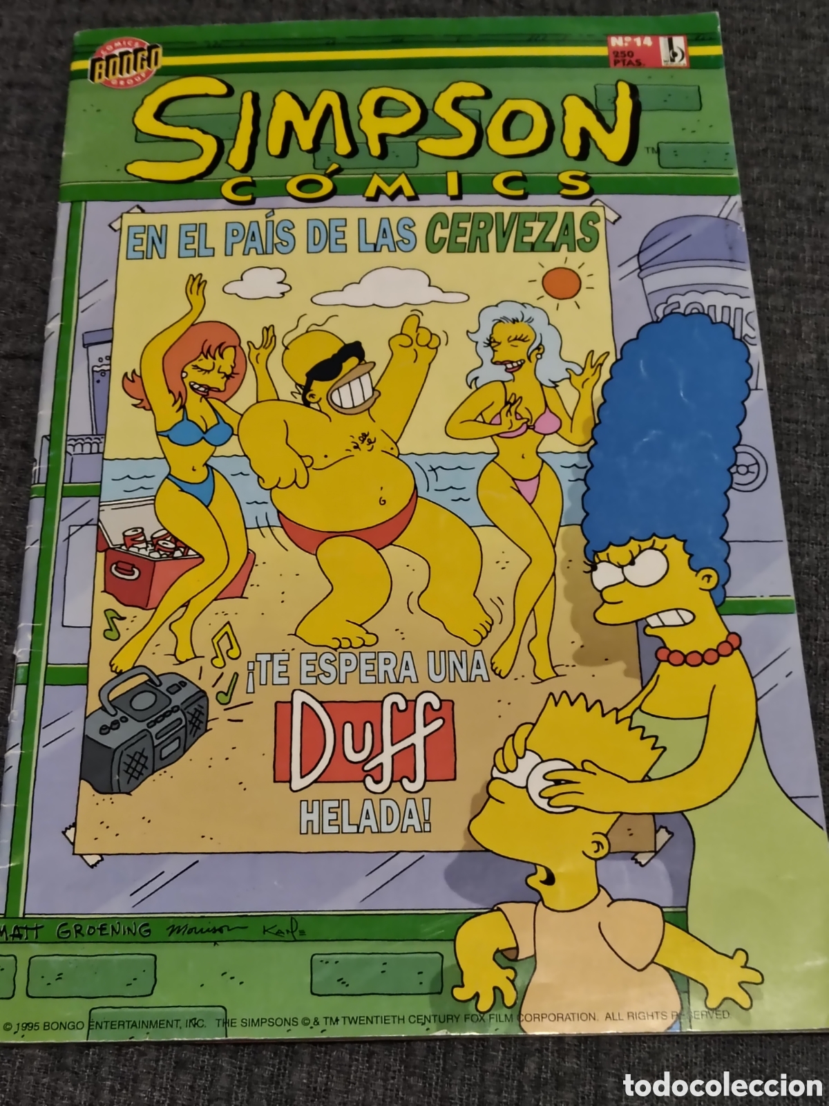 C&oacute;mics: Simpsons Comics N&ordm; 14 (titulado &rdquo;En el pa&iacute;s de las cervezas&rdquo;