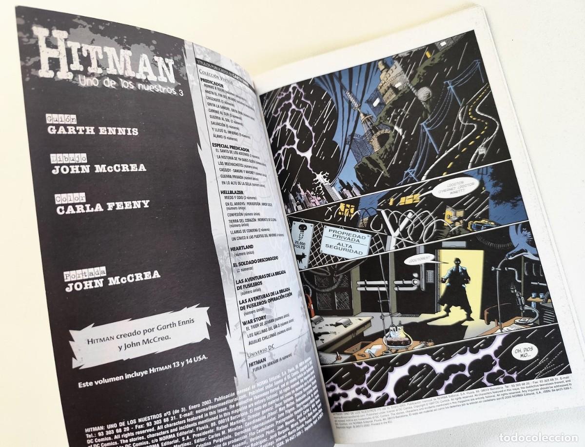 C&oacute;mics: HITMAN Uno de los Nuestros # 1 2 3 (Garth Ennis, John McCrea) COMPLETA ~ DC/NORMA (2002) - Foto 10