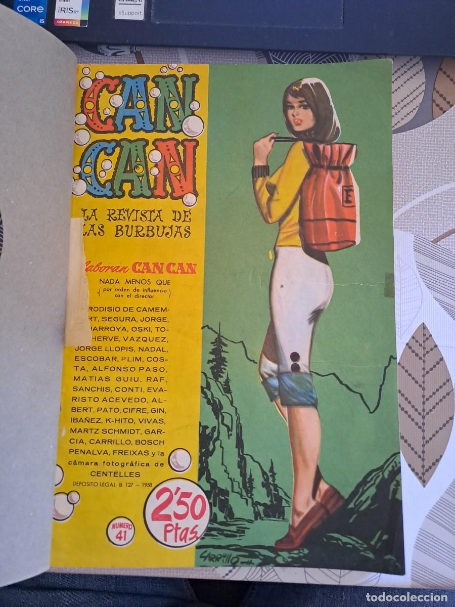 C&oacute;mics: Can can del 41 al 50 en un tomo encuadernado, Bruguera en buen estado