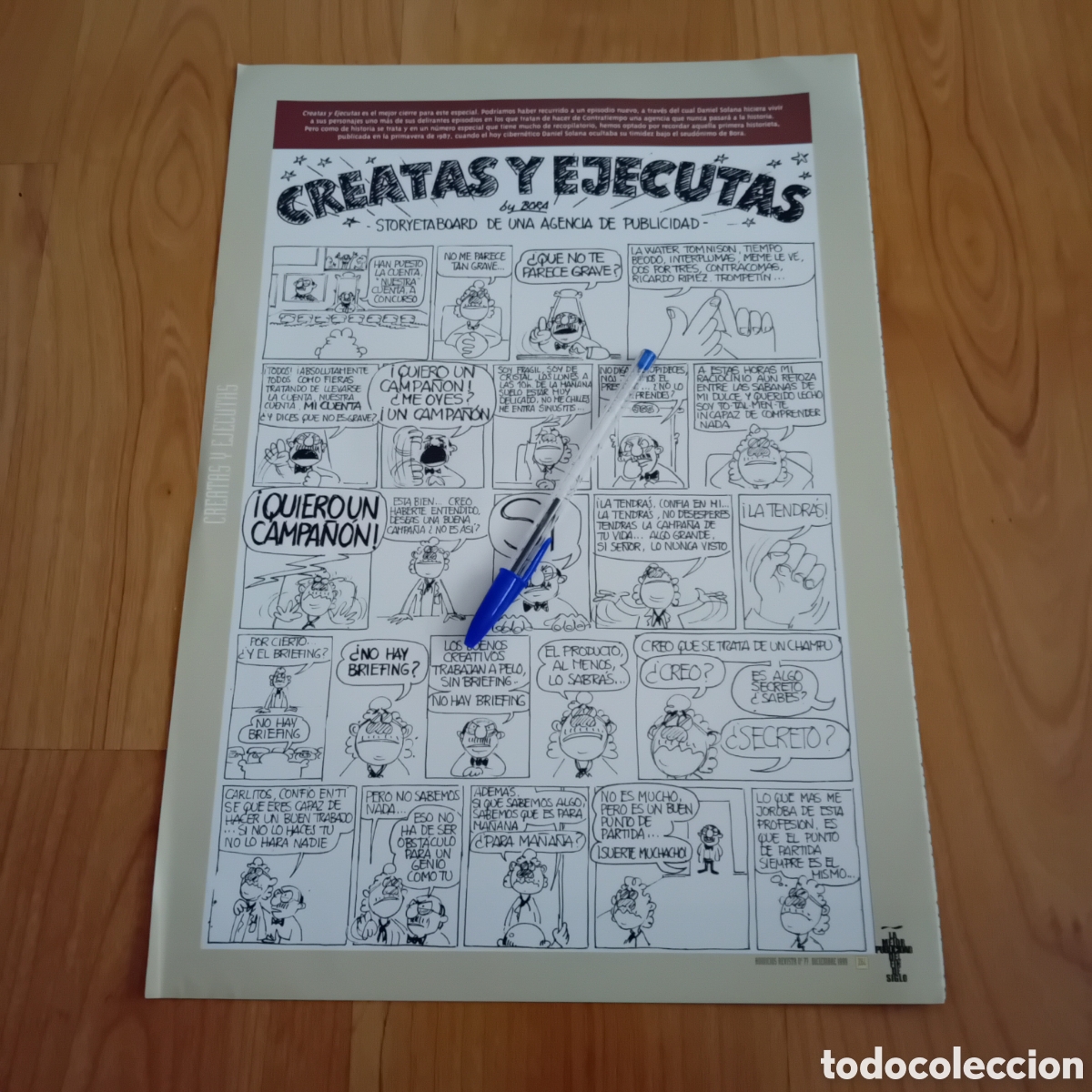 C&oacute;mics: PAGINA REVISTA CON TIRA C&Oacute;MICA DE CREATAS Y EJECUTAS. AUTOR DANIEL SOLANA. 1999