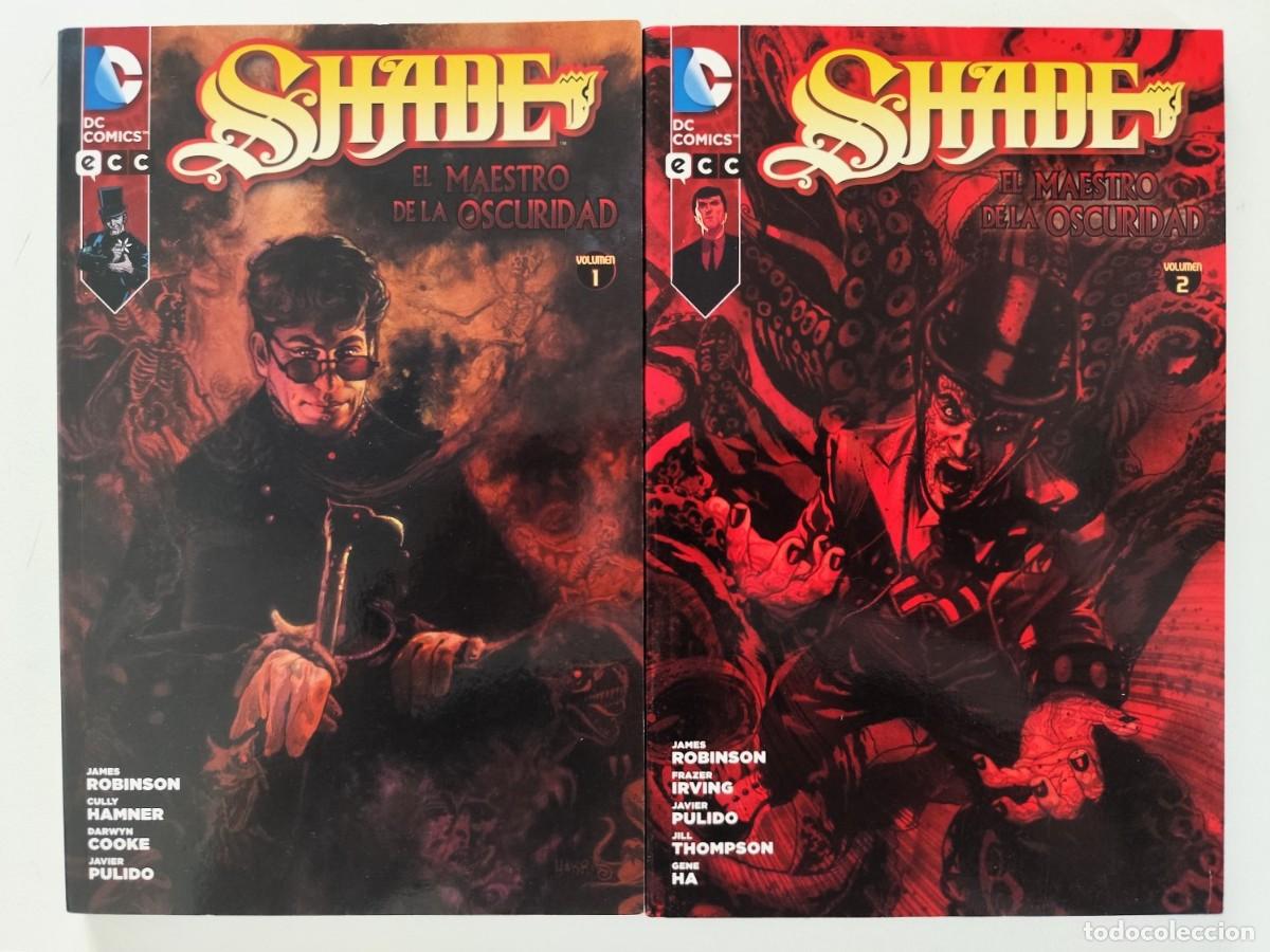 C&oacute;mics: SHADE EL MAESTRO DE LA OSCURIDAD # 1-2 (James Robinson, Cully Hamner, Frazer Irving) ~ DC/ECC (2013)