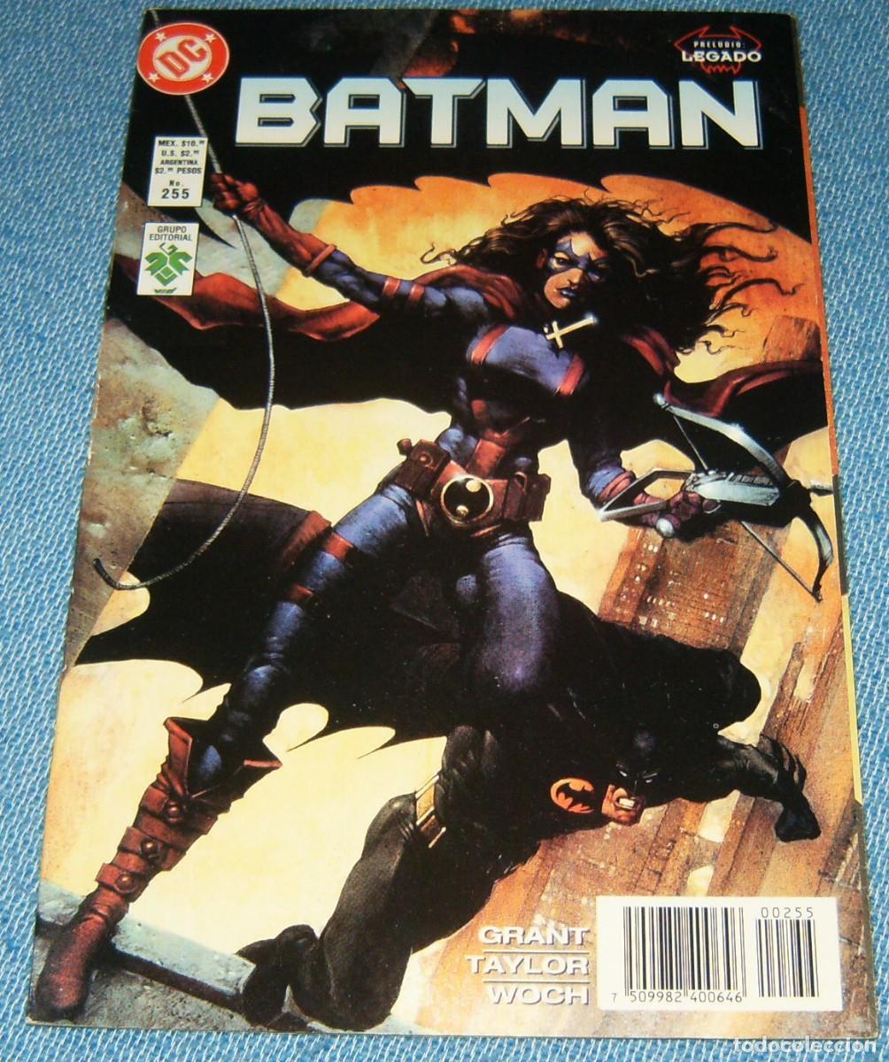 C&oacute;mics: BATMAN . N&ordm; 255 . GRUPO EDITORAL VID . PRELUDIO A LEGADO . Invitada LA CAZADORA