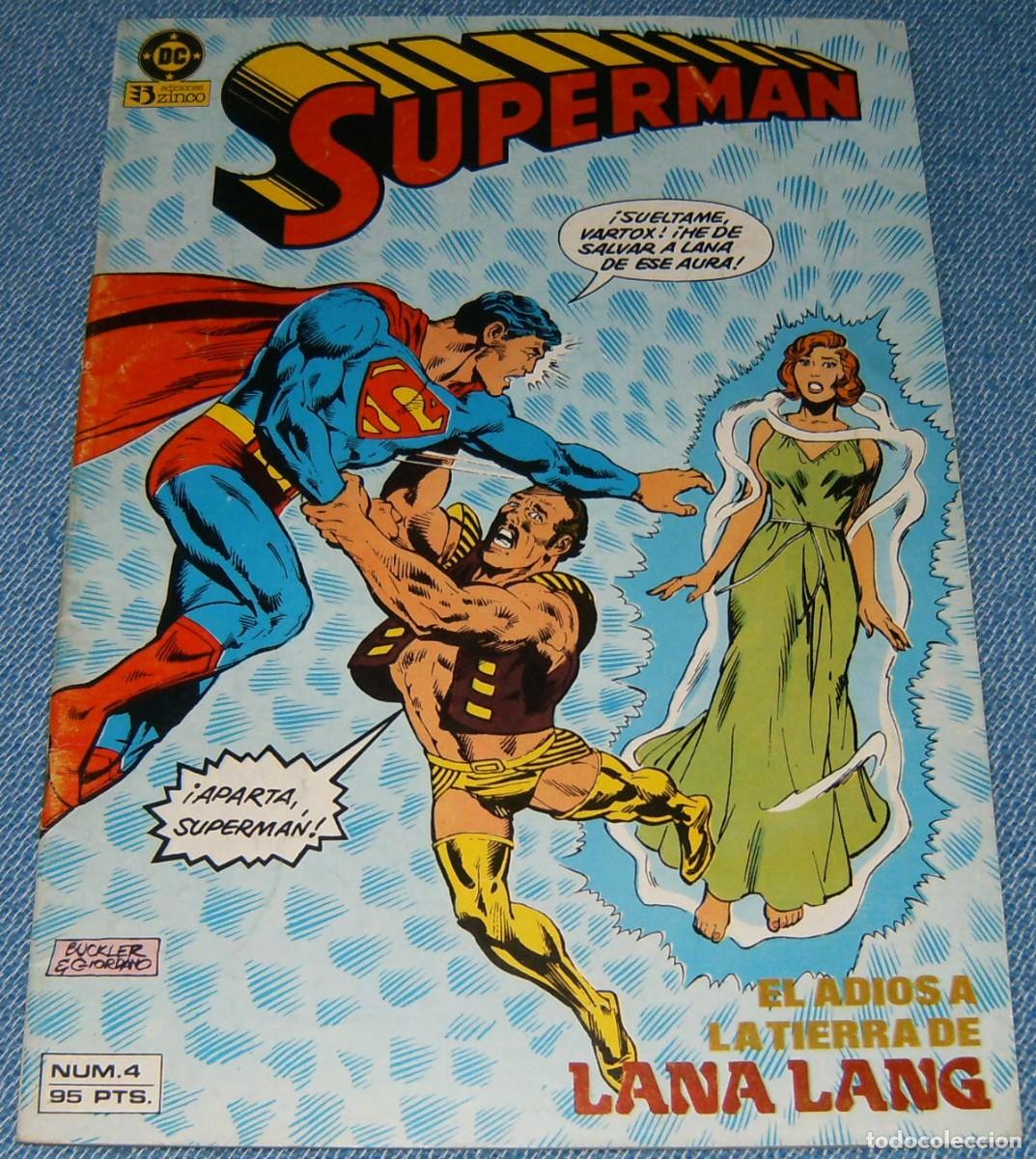 C&oacute;mics: SUPERMAN . N&ordm; 4 . EDICIONES ZINCO . VOLUMEN 1 - Foto 1