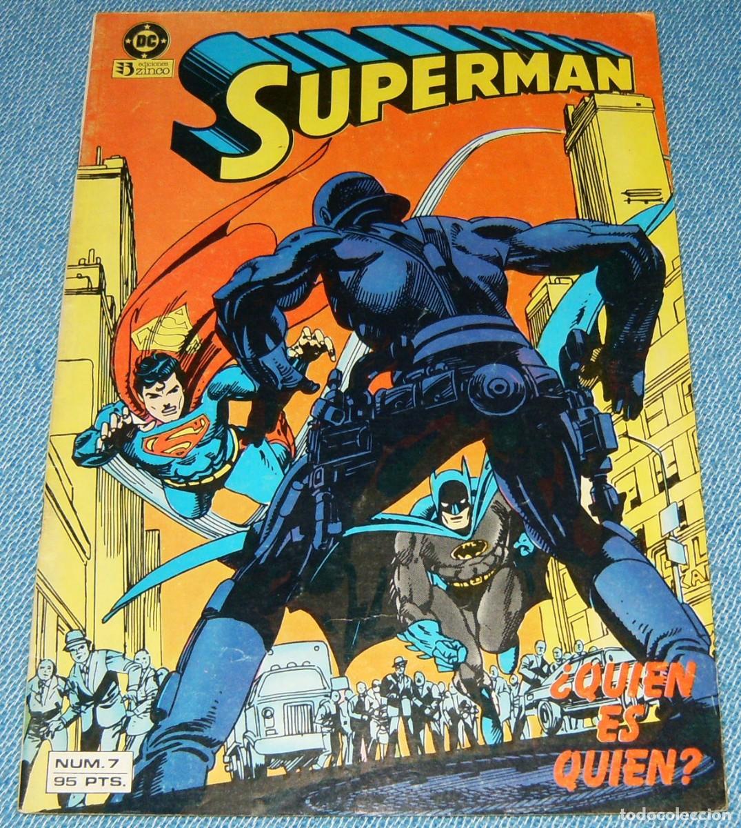 C&oacute;mics: SUPERMAN . N&ordm; 7 . EDICIONES ZINCO . VOLUMEN 1