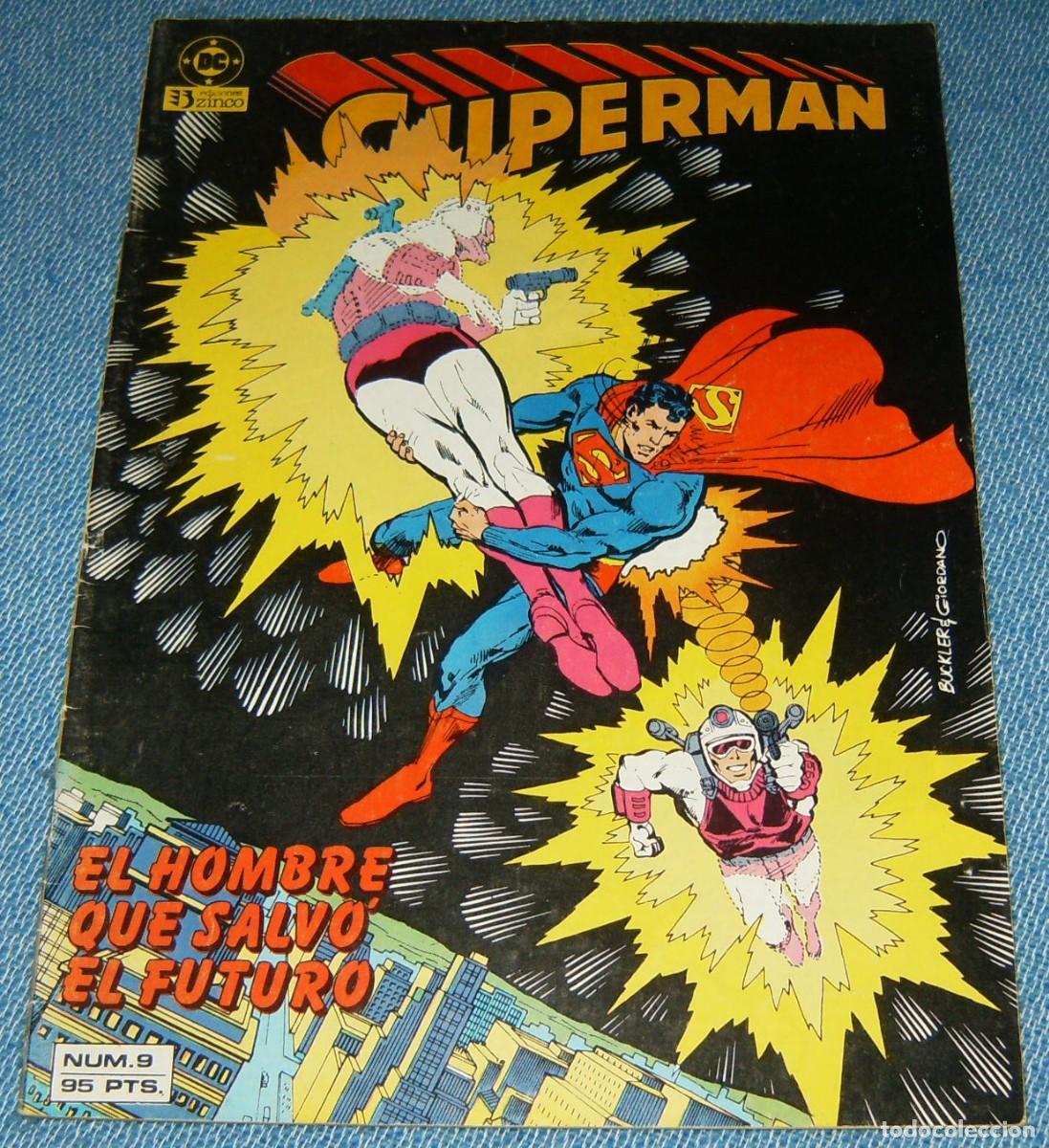 C&oacute;mics: SUPERMAN . N&ordm; 9 . EDICIONES ZINCO . VOLUMEN 1