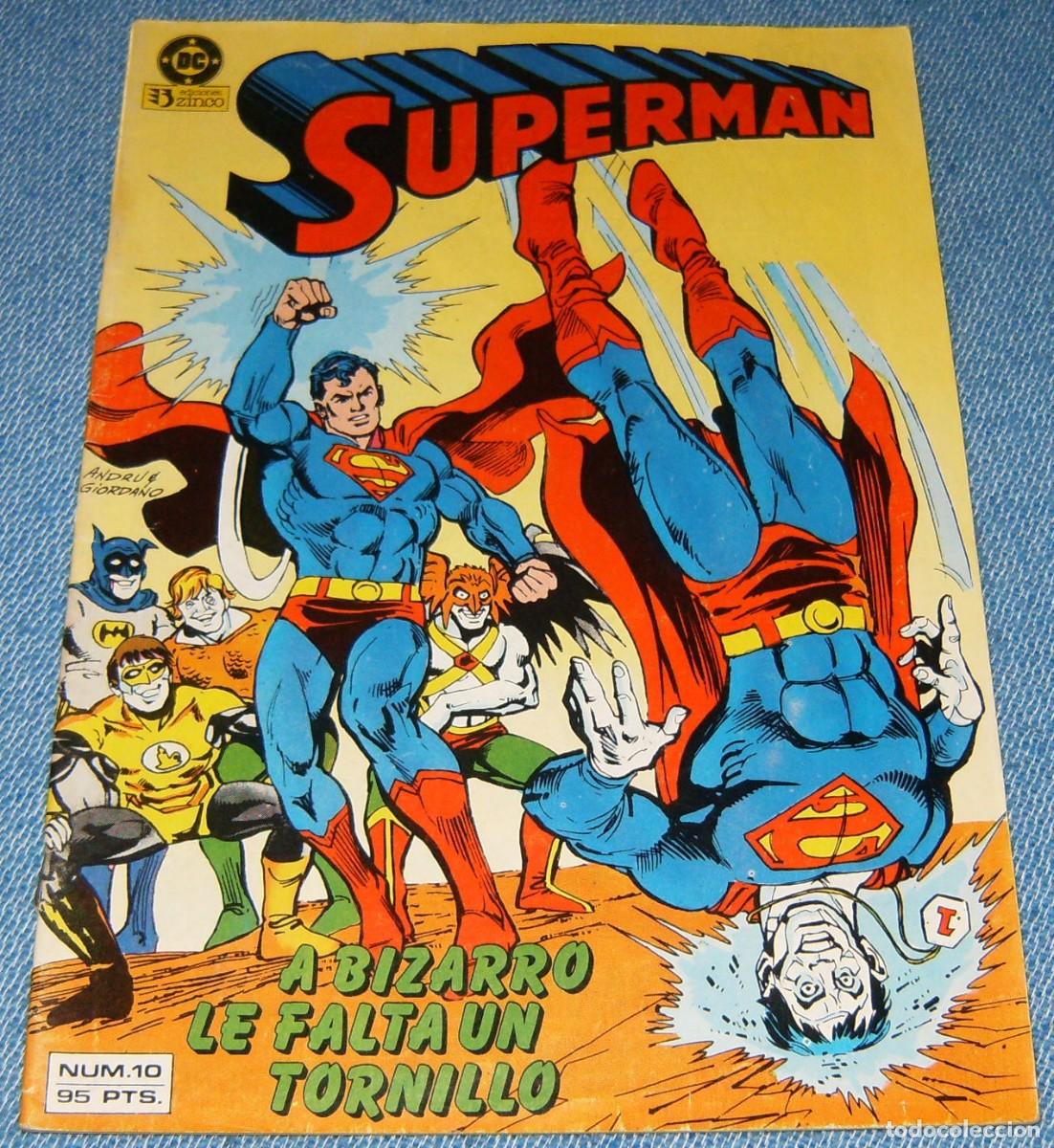 C&oacute;mics: SUPERMAN . N&ordm; 10 . EDICIONES ZINCO . VOLUMEN 1
