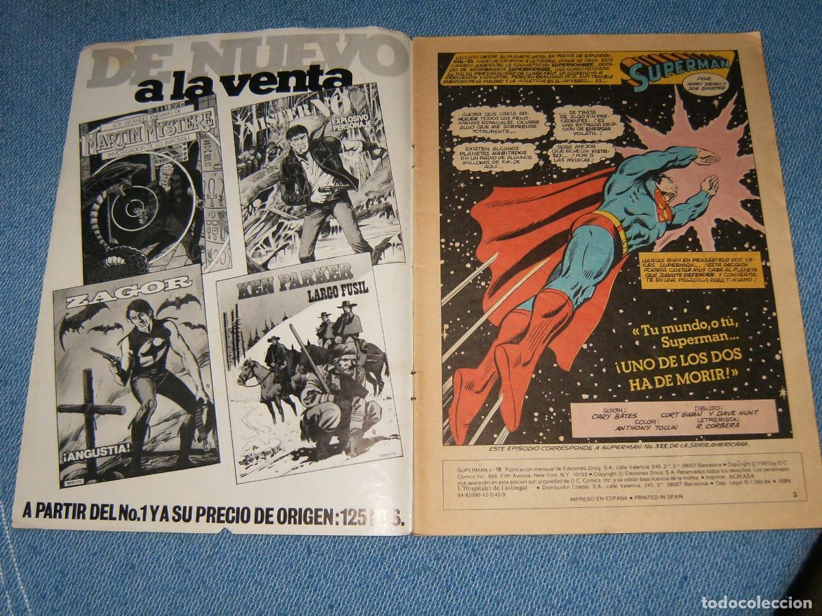 C&oacute;mics: SUPERMAN . N&ordm; 18 . EDICIONES ZINCO . VOLUMEN 1 - Foto 2