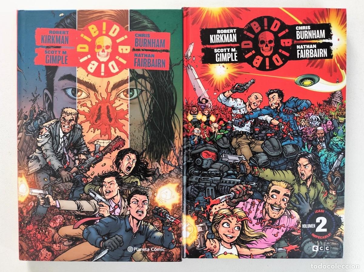 C&oacute;mics: DIE!DIE!DIE! / DIE DIE DIE (Robert Kirkman, Chris Burnham) COMPLETA 2 TOMOS ~ PLANETA/ECC (2020/22)