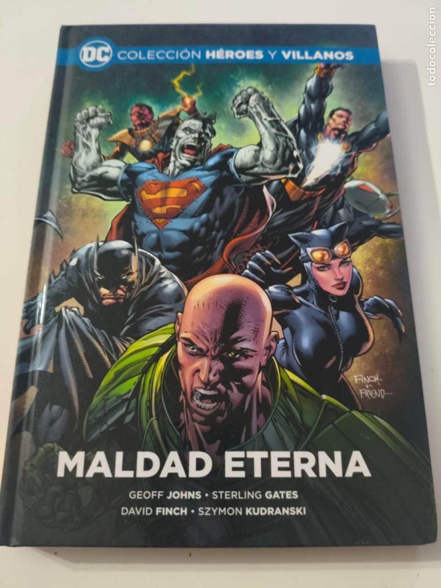 C&oacute;mics: Colecci&oacute;n H&eacute;roes y Villanos 5 Maldad eterna - ecc salvat Geoff Johns David Finch