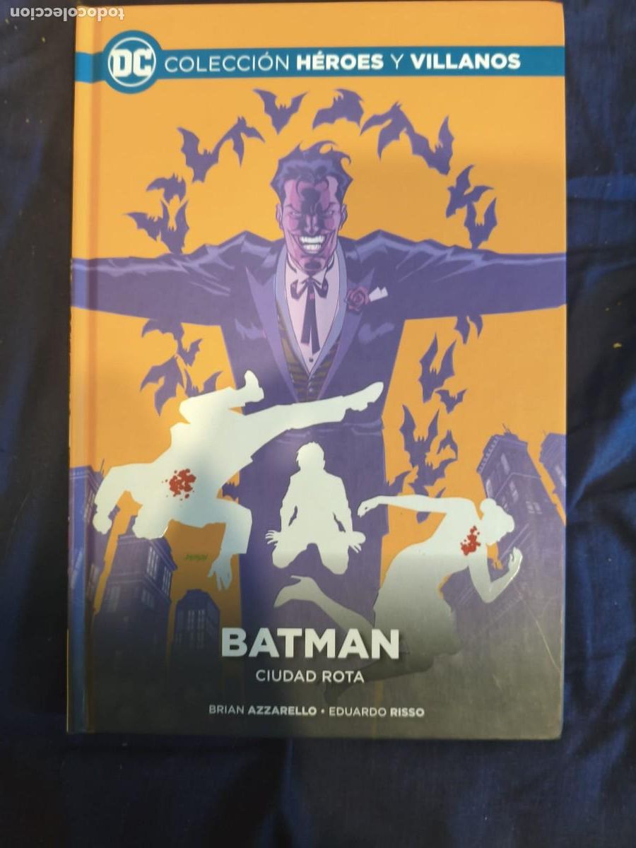 C&oacute;mics: Colecci&oacute;n H&eacute;roes y Villanos 15 Batman Ciudad Rota Ecc Salvat