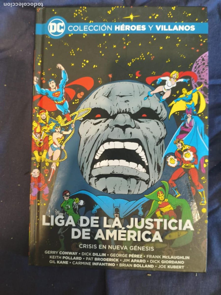 C&oacute;mics: Colecci&oacute;n H&eacute;roes y Villanos 25 Liga de la Justicia de Am&eacute;rica Crisis en Nueva G&eacute;nesis ecc Salvat per