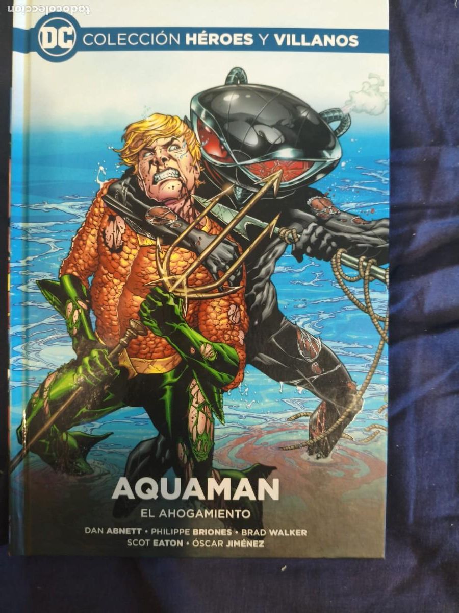 C&oacute;mics: Colecci&oacute;n H&eacute;roes y Villanos 40 Aquaman El ahogamiento ecc Salvat