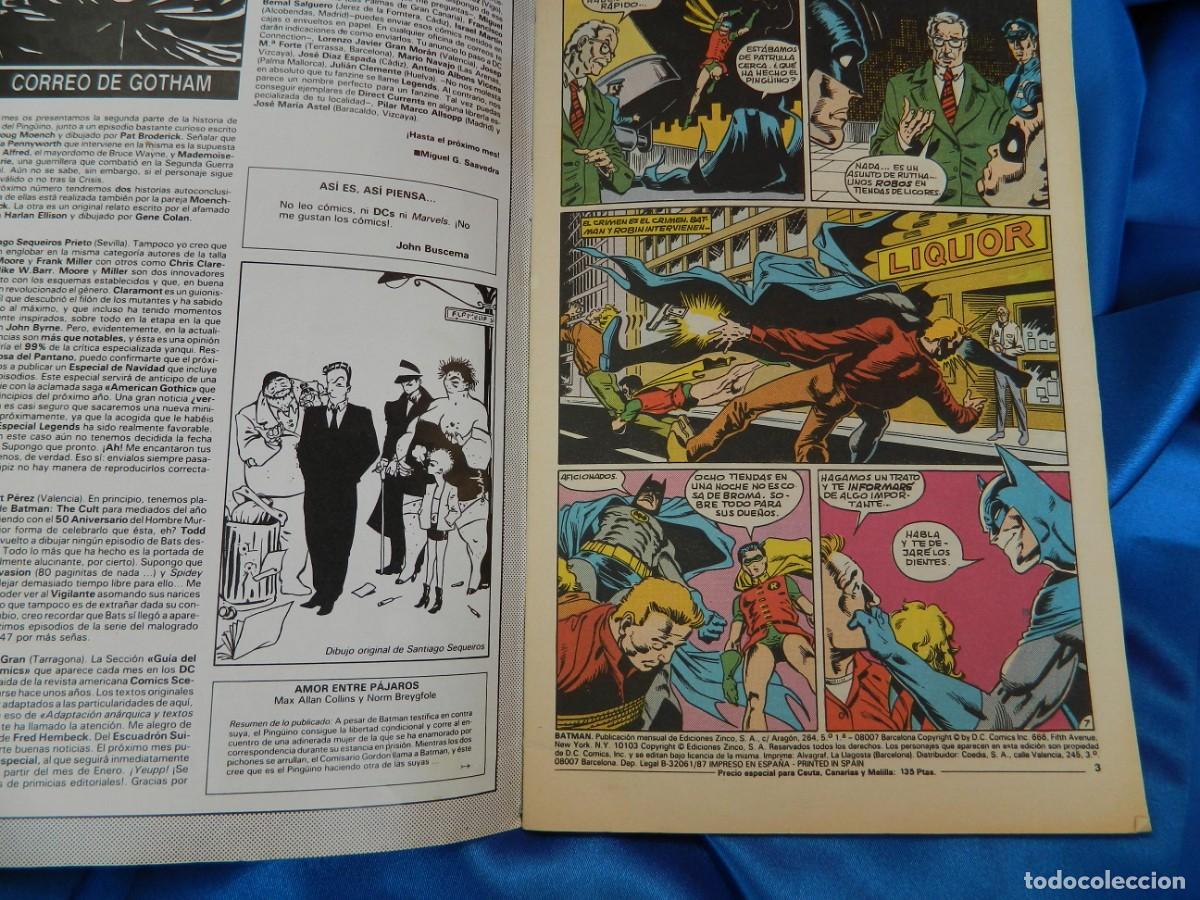 C&oacute;mics: BATMAN N&ordm; 15 EDICIONES ZINCO 1987 - Foto 4