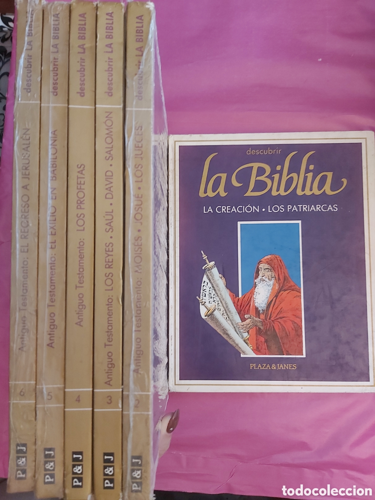 C&oacute;mics: DESCUBRIR LA BIBLIA ANTIGUO TESTAMENTO 6 TOMOS PLAZA&JANES 1984 ISBN 8401702437