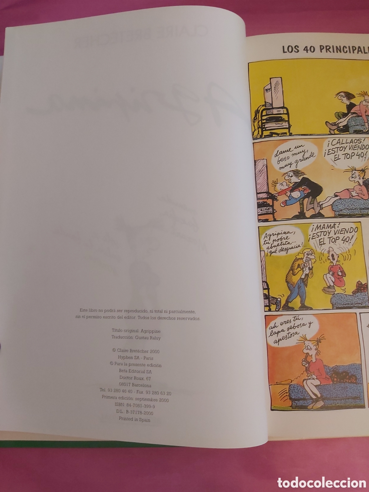 C&oacute;mics: COMIC AGRIPINA CLAIRE BRETECHER BETA EDITORIAL 2000 - Foto 5