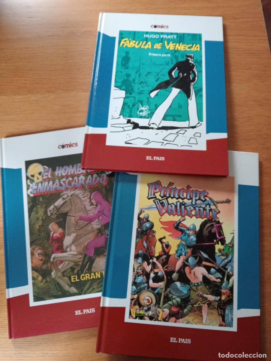 Fumetti: LOTE CON 3 EJEMPLARES DE LA COLECCI&Oacute;N C&Oacute;MICS EL PA&Iacute;S (DE 35). CARTON&Eacute;. TAPA DURA. 2005..