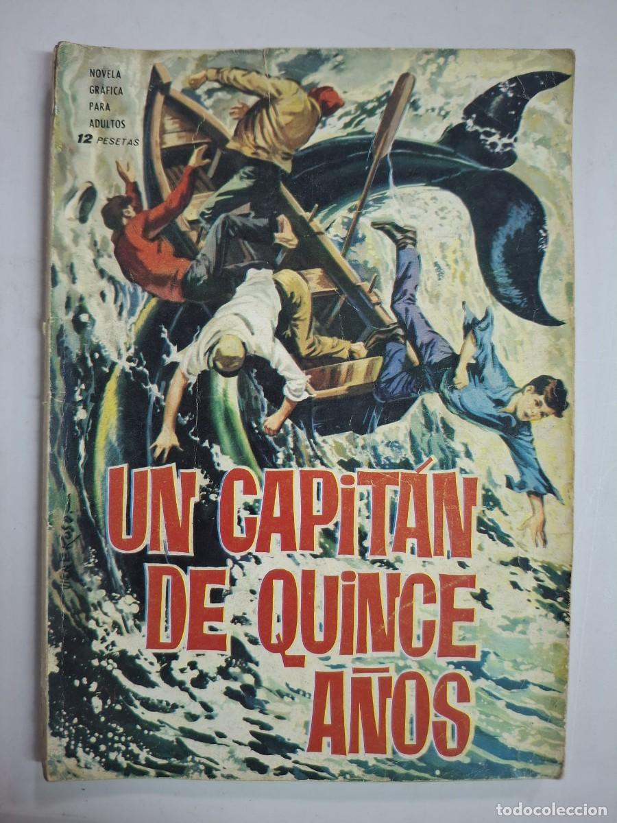 C&oacute;mics: COMIC UN CAPITAN DE QUINCE A&Ntilde;OS JULIO VERNE 10 TORAY 1963 NOVELA GRAFICA JULIO VERNE