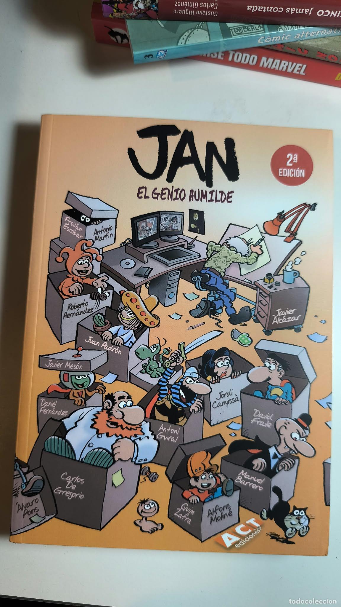 Comics: JAN, EL GENIO HUMILDE 2&ordf; EDICI&Oacute;N. ACyT, 2017.