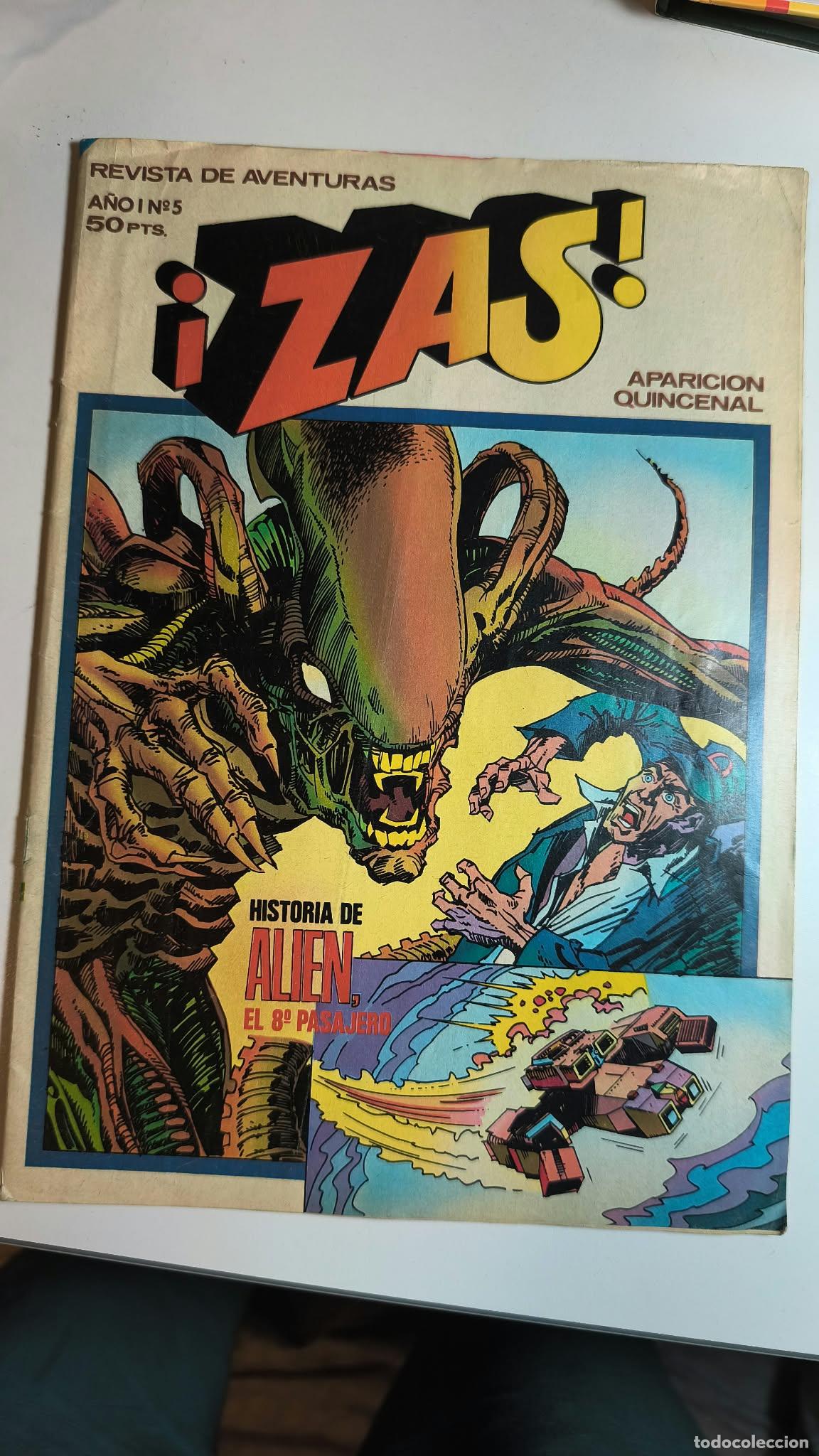 Comics: Zas n&uacute;mero 5, Alien.