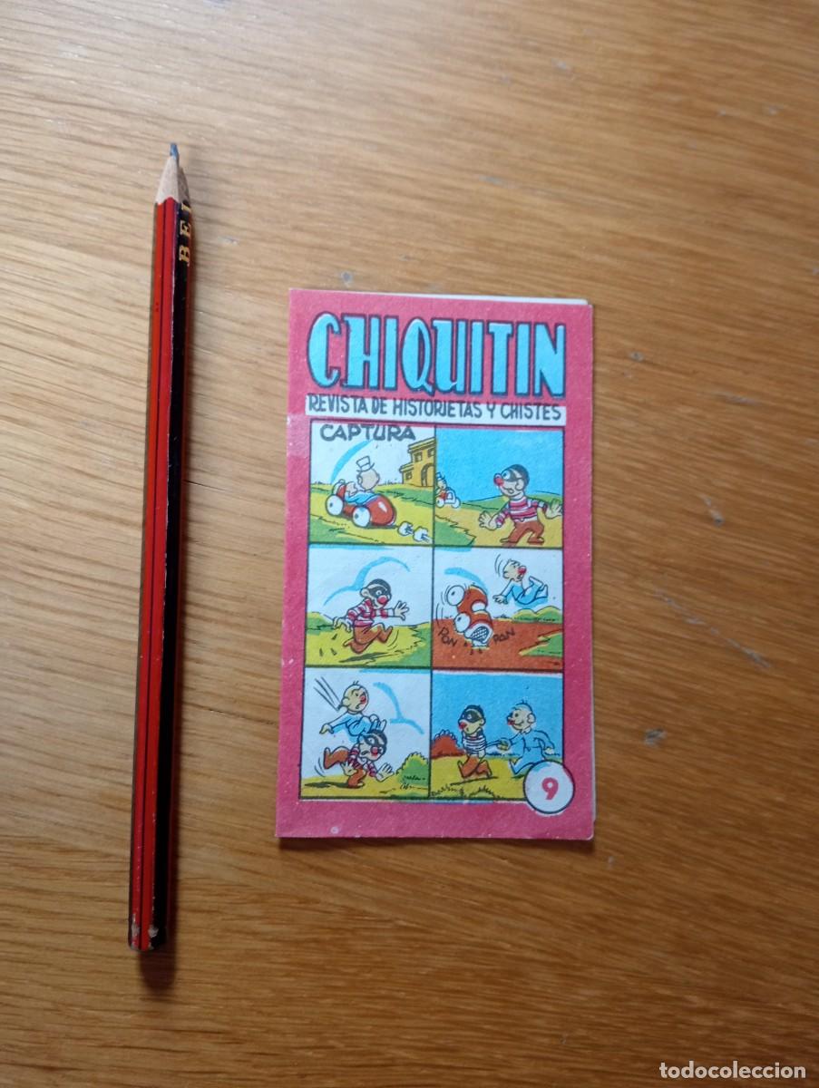 Comics: CHIQUIT&Iacute;N, REVISTA DE HISTORIETAS Y CHISTES N.&ordm; 9 (DE 30). GRAPA. RECLAMOS COMERCIAL MAN&Eacute;N. 1959?