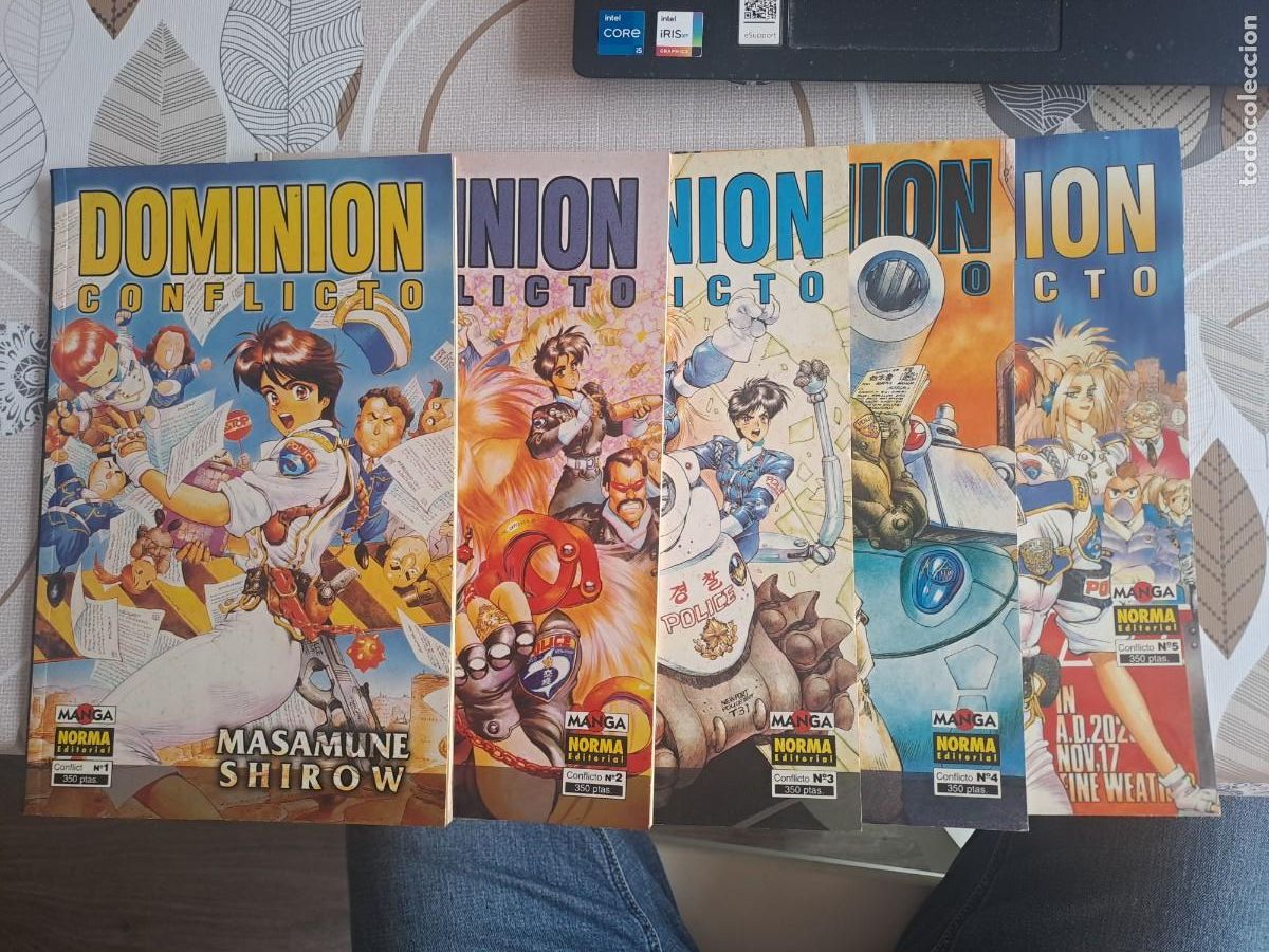 Comics : Dominion conflicto completa 5 n&uacute;meros, Norma en muy buen estado Bolsa DA