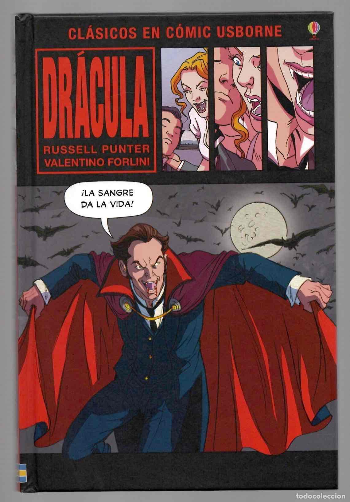 C&oacute;mics: DRACULA CLASICOS EN COMIC USBORNE. RUSSELL PUNTER, VALENTINO FORLINI. 2018